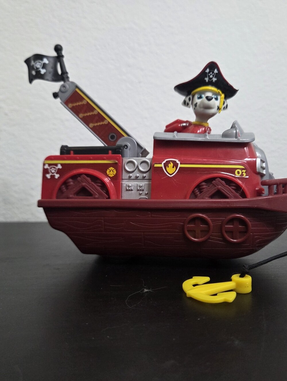 Paw Patrol Marshall Fire Resuce Pirate Boat Toy